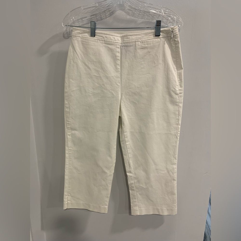 Ann Taylor Cream Cropped Pants